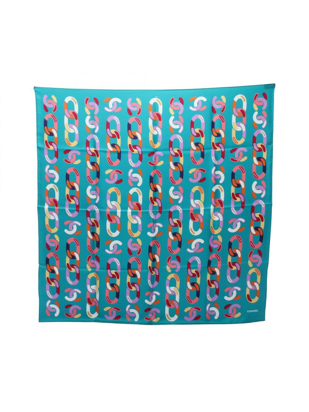 Chanel Coco Mark Chain Pattern Scarf #271246C76B